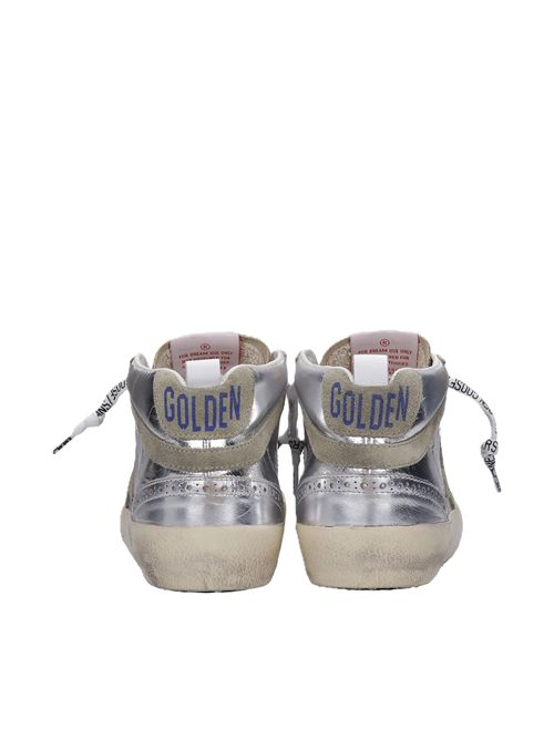 Sneakers mid star in pelle Golden Goose | GWF00122F00279470216 SILVER/TAUPE